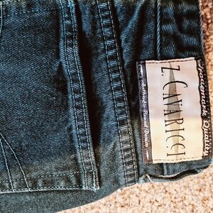 Vintage Early 90s Z Cavaricci Jeans Mens 30 Made in USA Teal Green 100% Cotton